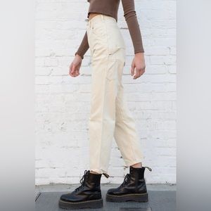 Brandy Melville Tammy White Cargo Pants